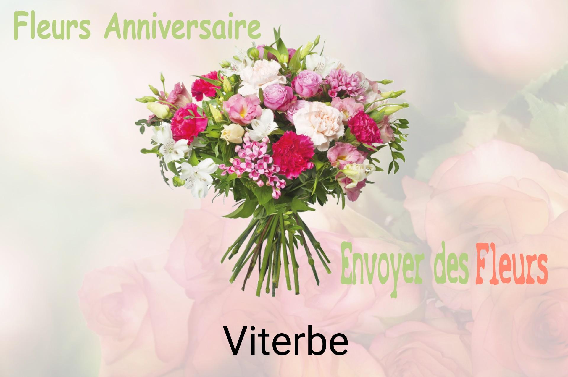 Bouquet de fleurs d’anniversaire livré à Viterbe