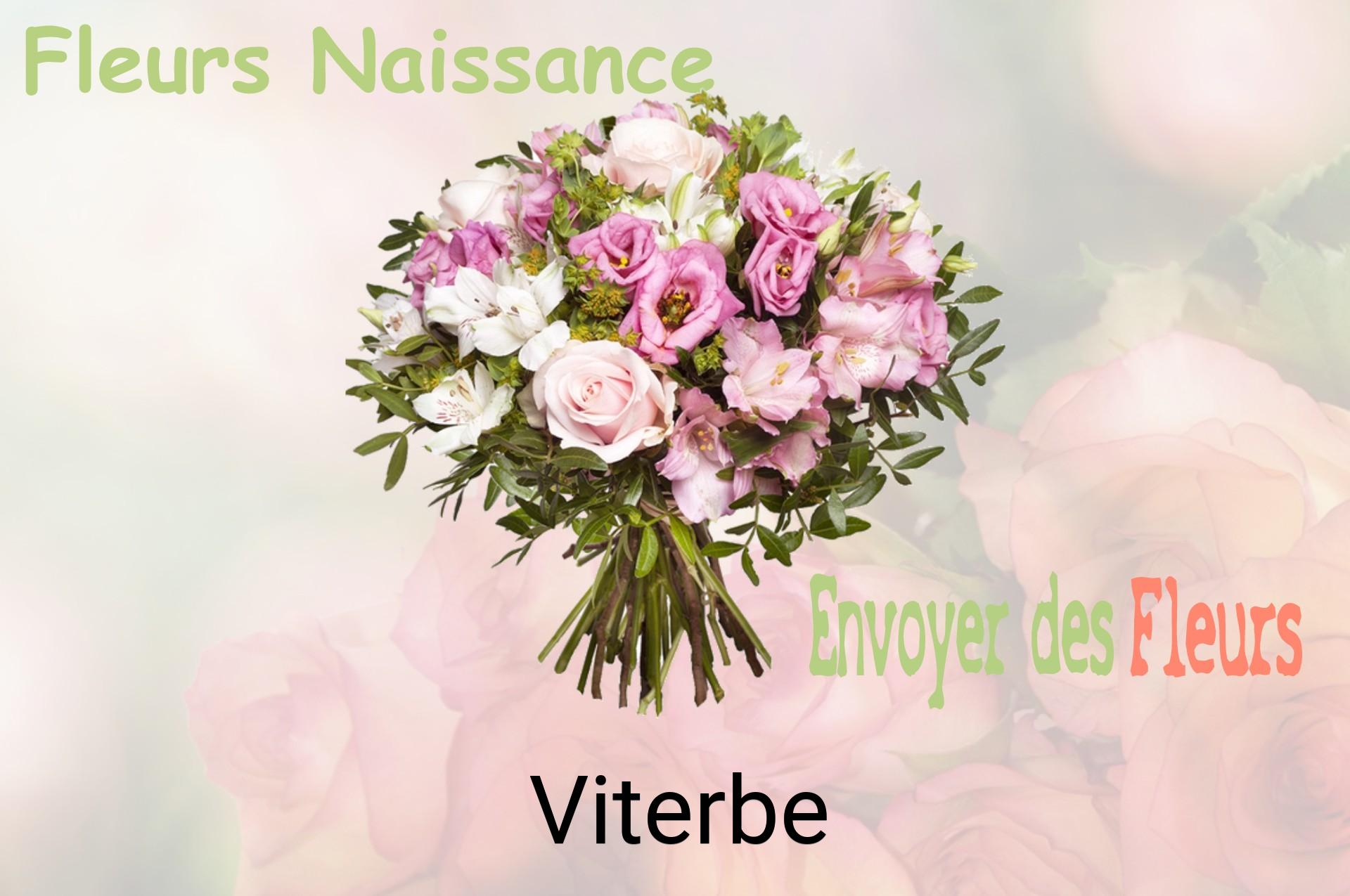Bouquet de fleurs de naissance livré à Viterbe